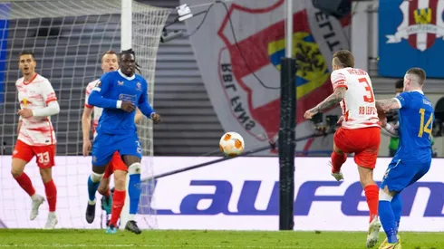 Golaço de Angeliño deu números finais ao jogo entre RB Leipzig e Rangers