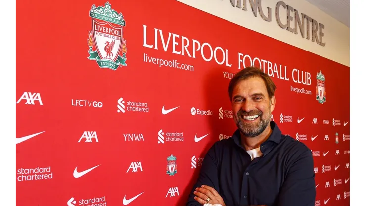 Getty Images /Andrew Powell / Colaborador - Klopp renova com o Liverpool.