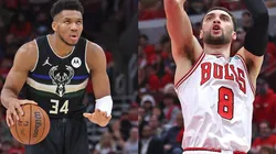 Antetokounmpo e Zach LaVine - Foto: Getty Images