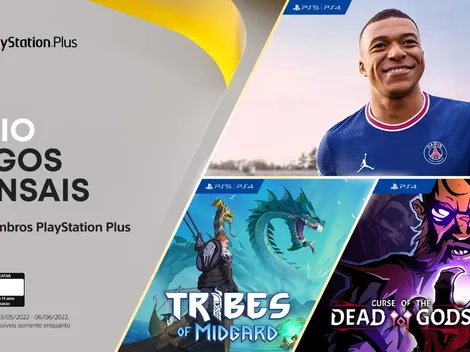 PS Plus de maio terá FIFA 22, Tribes of Midgard e Curse of the Dead Gods