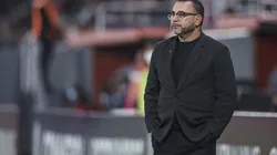 Foto: Pedro Souza / Atlético / Divulgação - Turco Mohamed: técnico aprovou o resultado do Galo fora de casa