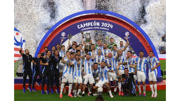 Argentina é campeã da Copa América 2024. (Foto de Maddie Meyer/Getty Images)