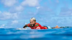 Brent Bielmann/World Surf League via Getty Images/ Italo Ferreira quebra o nariz em treino e ironiza ‘manobra’.