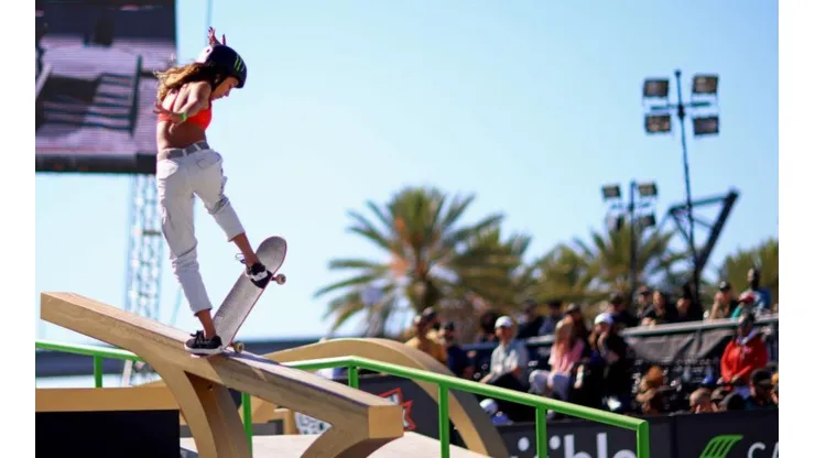 Mike Ehrmann/Getty Images/ Fadinha conquista mais um título inédito na carreira de skate.