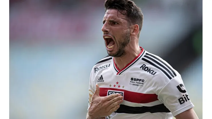 Jorge Rodrigues/AGIF/ Calleri está perto de igualar feito de Pablo no São Paulo em menos de um ano.