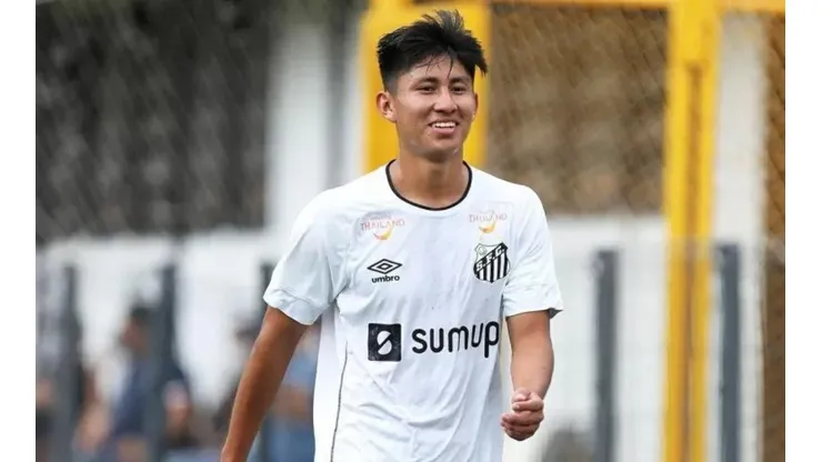 Foto: Pedro Ernesto Guerra Azevedo/Santos FC | Miguel completa 18 anos nesta segunda-feira (25)