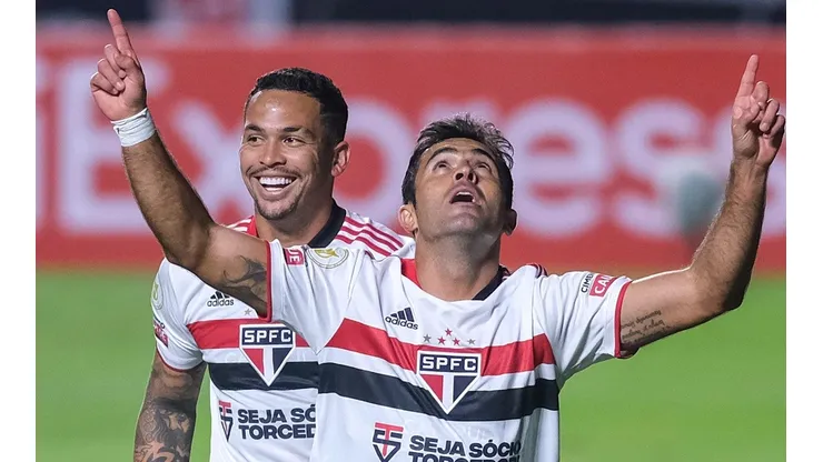 Foto: Marcello Zambrana/AGIF | Atacante do São Paulo 'escorrega' em entrevista e torcida não perdoa