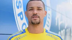 Foto: Cruzeiro / Reprodução - Zé Ivaldo dá entrevista coletiva.