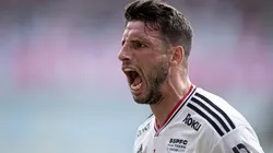 “É o melhor jogador”; Calleri fica encantado com titular do Galo