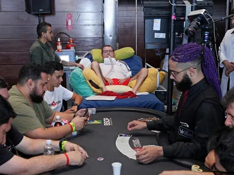 João Paulo Trindade, jogador de poker brasileiro portador de ELA (Esclerose Lateral Amiotrófica) explica por que joga torneios micros