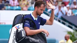 Michael Reaves/Getty Images - Medvedev em torneio na Flórida
