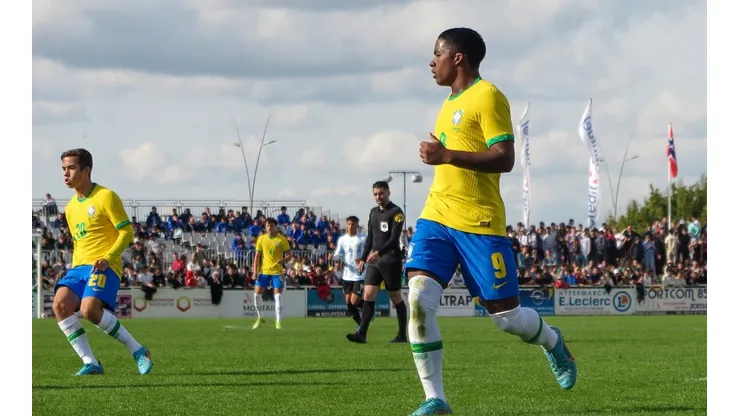 Bruno Pacheco/CBF - Endrick, do Palmeiras, é monitorado por gigantes europeus