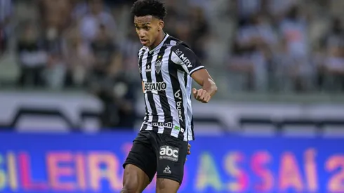 Dylan Borrero em ação pelo Atlético-MG (Foto: Pedro Vilela/Getty Images)