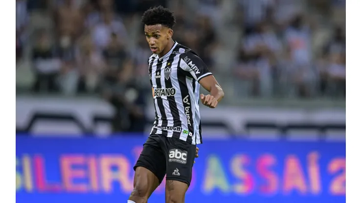Dylan Borrero em ação pelo Atlético-MG (Foto: Pedro Vilela/Getty Images)