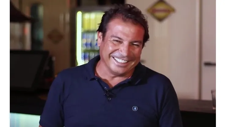 Foto: Reprodução YouTube/Alê Oliveira | Luizão concede entrevista no "Reis da Resenha"