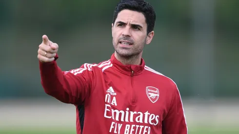 Mike Arteta exaltou Jorginho, do Flamengo - (Photo by Stuart MacFarlane/Arsenal FC via Getty Images)