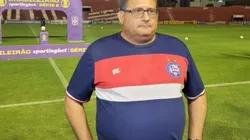 Divulgação/EC Bahia. Guto defende reação de Douglas Borel após gol da vitória fora de casa