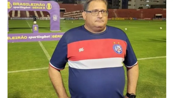Divulgação/EC Bahia. Guto defende reação de Douglas Borel após gol da vitória fora de casa