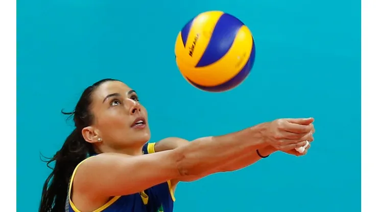 Buda Mendes/Getty Images - Sheila enquanto defendia a seleção brasileira
