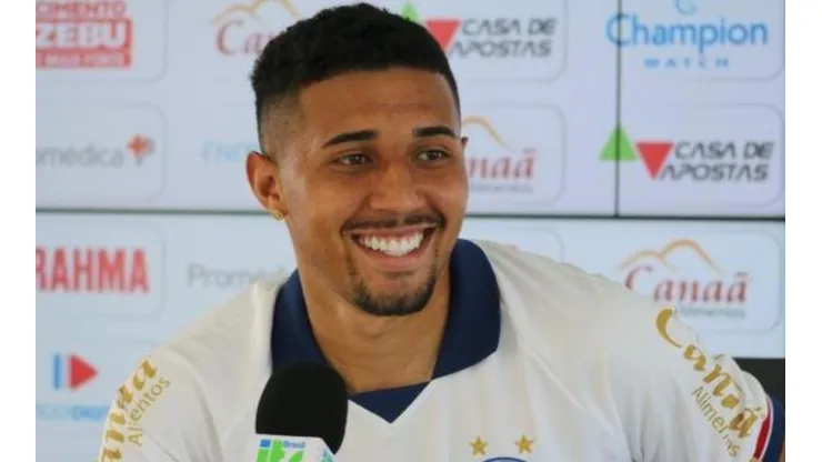 Foto: Divulgação/ EC Bahia - Rildo deu sua primeira entrevista coletiva