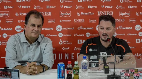 Divulgação/EC Vitória. Fábio Matos dá detalhes sobre sequência de temporada do Leão em coletiva
