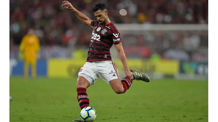 Pablo Marí atuou no Flamengo de 2019 a 2020 (Foto: Thiago Ribeiro/AGIF)