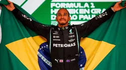 Twitter/ Reprodução/ "O piloto que eu queria ser"; Hamilton está no Brasil e idolatra Ayrton Senna em evento