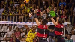 Paula Reis/Flamengo/ Superliga Feminina: Praia Clube vence Sesc Flamengo e leva a decisão da semifinal para o terceiro jogo.