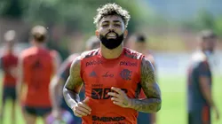 Flamengo x Talleres; Gabriel Barbosa é a esperança do Flamengo no ataque (Foto: Marcelo Cortes / Flamengo)