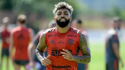 Flamengo x Talleres; Gabriel Barbosa é a esperança do Flamengo no ataque (Foto: Marcelo Cortes / Flamengo)