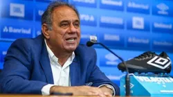 Foto: Flickr Oficial Grêmio/Lucas Uebel/Grêmio FBPA | Denis Abrahão se mostrou feliz com o ponto conquistado pelo Grêmio fora de casa na estreia da Série B