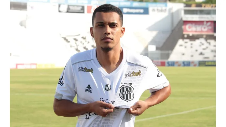 Foto: Divulgação/ Ponte Preta Oficial - Echaporã foi apresentado em Campinas como reforço para a Série B