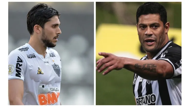 Fotos: Ettore Chiereguini e Thiago Ribeiro/AGIF - Salário de Rabello hoje no Atlético é 1/3 do que recebe Hulk hoje em dia