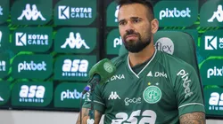 Foto: (Flickr Oficial Guarani/Thomaz Marostegan/Guarani FC) - Leandro Castan, ex-Vasco, foi oficialmente apresentado pelo Guarani nesta quarta (6)