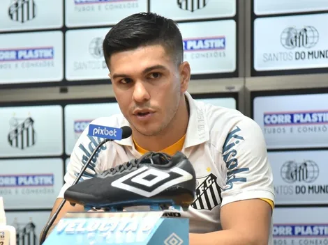 Rodrigo Fernández 'rouba' a cena e faz meia treinar separado no Santos