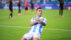 Lautaro Martinez é o artilheiro da Copa América. (Foto de Hector Vivas/Getty Images)
