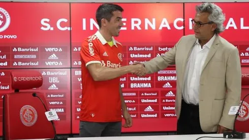 Foto: Flickr oficial do Internacional - De Pena em sua apresentação