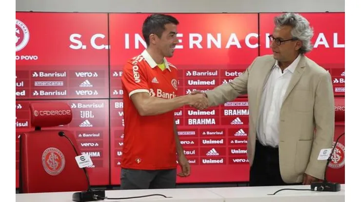 Foto: Flickr oficial do Internacional - De Pena em sua apresentação