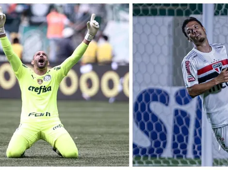 Weverton 'sai da casinha' e dá invertida em ídolo do São Paulo por queimar a largada