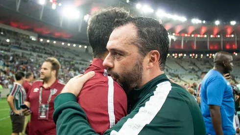 Foto: (Flickr Oficial Fluminense/Leonardo Brasil/Fluminense FC) - Mário Bittencourt comemorou a conquista do Fluminense neste sábado (2)