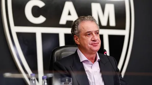 Reprodução/Atlético-MG Twitter. Presidente do Galo tem se apressado para renovar contrato com medalhões do Atlético