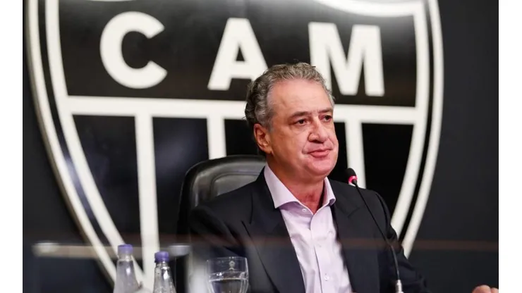Reprodução/Atlético-MG Twitter. Presidente do Galo tem se apressado para renovar contrato com medalhões do Atlético