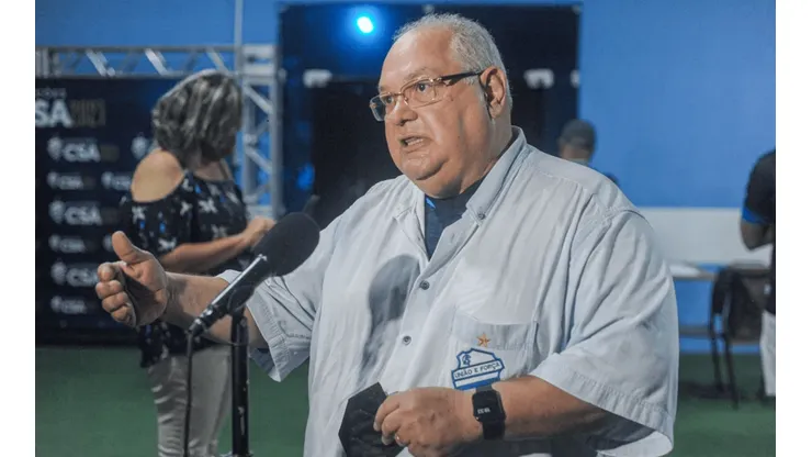 Augusto Oliveira/Ascom CSA. Atacante contratado por CSA passará por período de experiência antes de concretizar negócio
