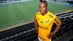 Divulgação/Santos FC. Jhojan foi revelado nas categorias de base da LDU