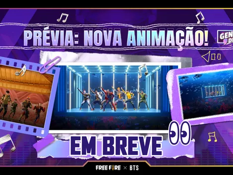 Novidades do evento Free Fire x BTS chegam a partir desta sexta (1)
