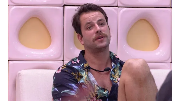 Gustavo, do BBB, é palmeirense (Foto: Reprodução/TV Globo)