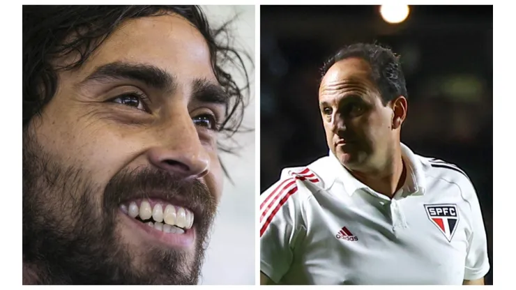 Fotos: Daniel Vorley e Marcello Zambrana/AGIF - Valdivia e Rogério Ceni acumularam polêmicas enquanto jogadores de Palmeiras x São Paulo