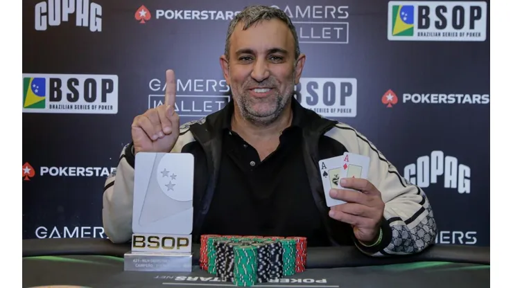 Marcelo Mesqueu venceu o DeepStack Turbo (Foto: BSOP)