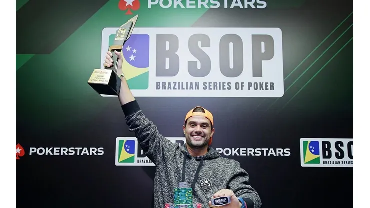 Pedro Thuin é campeão brasileiro de poker (Foto: Luis Bertazini/BSOP)