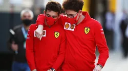 Mark Thompson/Getty Images - Mattia Binotto e Charles Leclerc da Ferrari